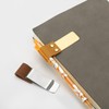PATIKIL Notebook Pen Loop for Notebook Journal Planner, Stainless Steel