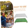 Kisangel 2pcs Football Themed Tablecloth Plastic Soccer Party Supplies Table