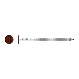 Simpson Strong-Tie S8SNDB5-2-1/2" x .092 304SS Siding Nail, Dark Brown 196ct