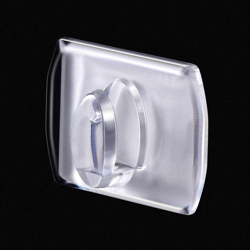 60 Pieces Mini Clear Decorating Hook Clips, Holiday Light Hook