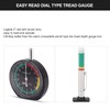 SAFELIFE Tire Tread Depth Gauge, Dial Type Tire Tread Depth