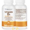 Inner Brightness Vitamin D3 1000 IU (25 mcg) Softgels, Bone,