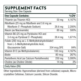 Thorne Complejo B para el estrés, 60 Cápsulas