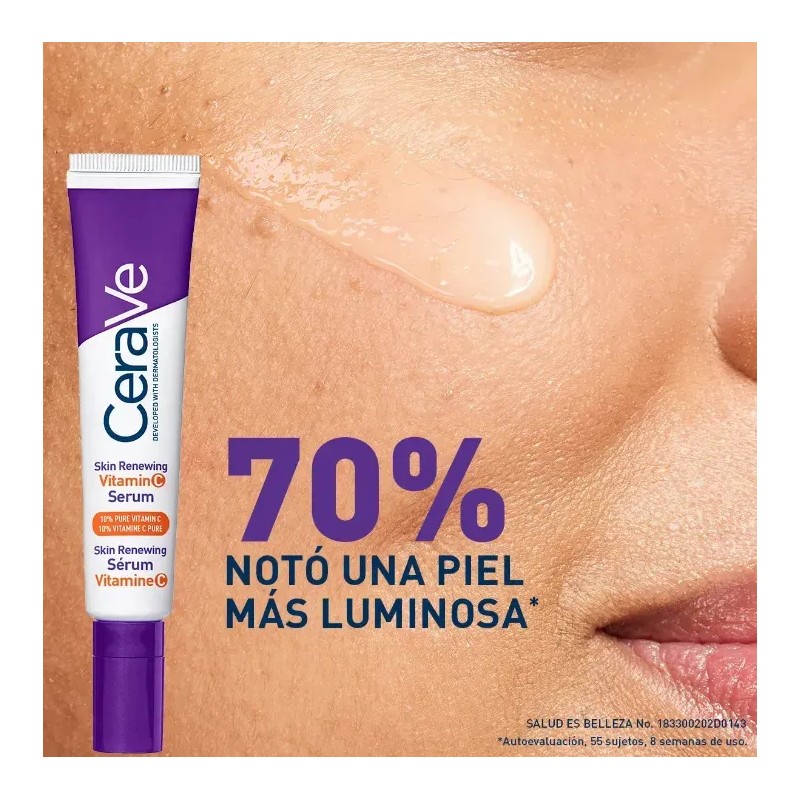 CeraVe - Skin Renewing Sérum Facial Vitamina C 10% Pura