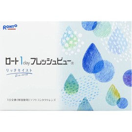 ロート 1day フレッシュビュー リッチモイスト 近視 [1箱90枚](PWR -1.75, BC 8.6 DIA 14.2)