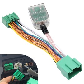 Arwrilt Add A Subwoofer Amplifier Wire Harness, Subwoofer Amplifier Adapter for Radio System, Car High/Low RCA Converter, for GM Chevy Camaro Colorado Silverado GMC Canyon Sierra 1500 2500/3500HD