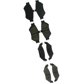 AUTO DN Front Rear Disc Brake Pad Set for Ford Crown Victoria 1995 for Lincoln Town Car 1995 for Mercury Grand Marquis 1995 2x