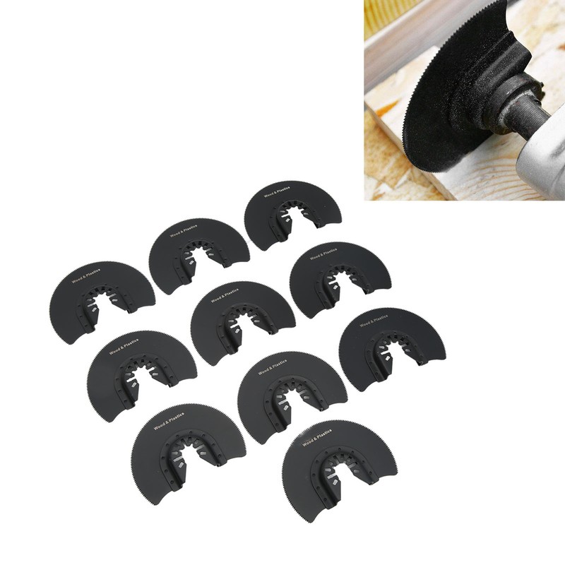 10 Pcs Semi Circular Saw Blade 88mm High Carbon Steel