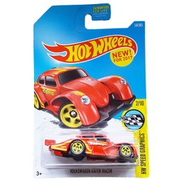 Hot Wheels 2017 HW Speed Graphics Volkswagen Kafer Racer 56/365, Red