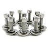 FULLERKREG Hexagonal Screws with Nut and Washer A2 Stainless Steel