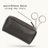 MANAGE XXL Leather Key Bag with Coin Compartment for Men