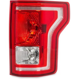 RANSOTO F150 Tail Light Compatible With Ford F-150 2015 2016 2017 Right Passenger Side Rear Brake Lights Tail Lamps With Bulbs Repalce FL3Z13404A, FO2801239