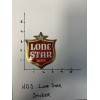 LoneStar NOS Lone Star Beer Sticker Lonestar Decal