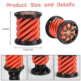 Vicloon Impossible Pyramid Pass Through Sculpture, 3D Printed Spiral Cone Fidget Toy, Mini Vortex Illusion, Anxiety Relief Spiral Cylinder Toy, Stress Relief Finger Game