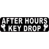 StickerTalk After Hours Key Drop Magnet, 10 inches by 3