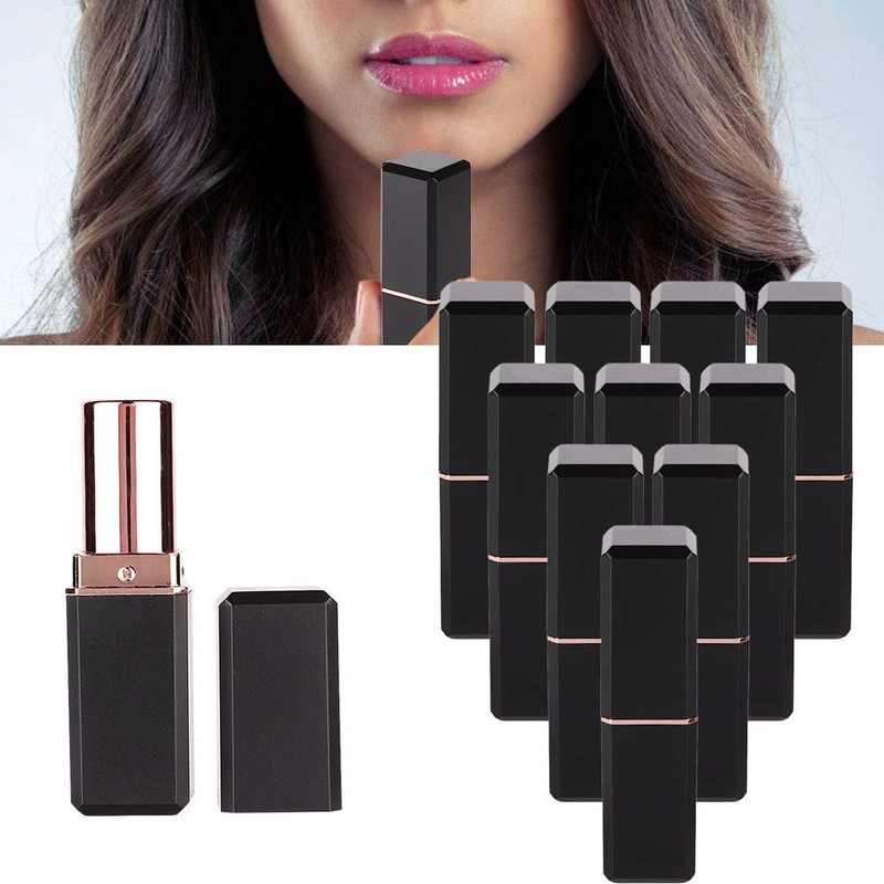 10pcs DIY Lipstick Empty Tubes for Personal Salon Use with