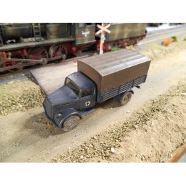 Viking HO Roco Minitanks 7th Panzer Army Opel Blitz Truck Hand Painted Weathered A1801