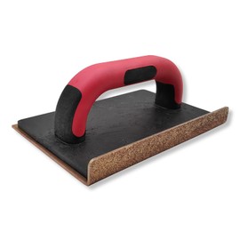DEWEPRO® Carbide Sanding Board Made of Tungsten Carbide with Angled Side and 2-Component Handle - Grit K60 - Suitable for Roughing Masonry etc. - Includes 1 x DEWEPRO Pencil