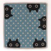 Atsuko Matano 000119-001 Triple Gauze Handkerchief (Blue) [100% Cotton] Women's