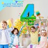 Number 4 Pinata for Birthday Party Decorations, Jungle Dinosaur Piñata