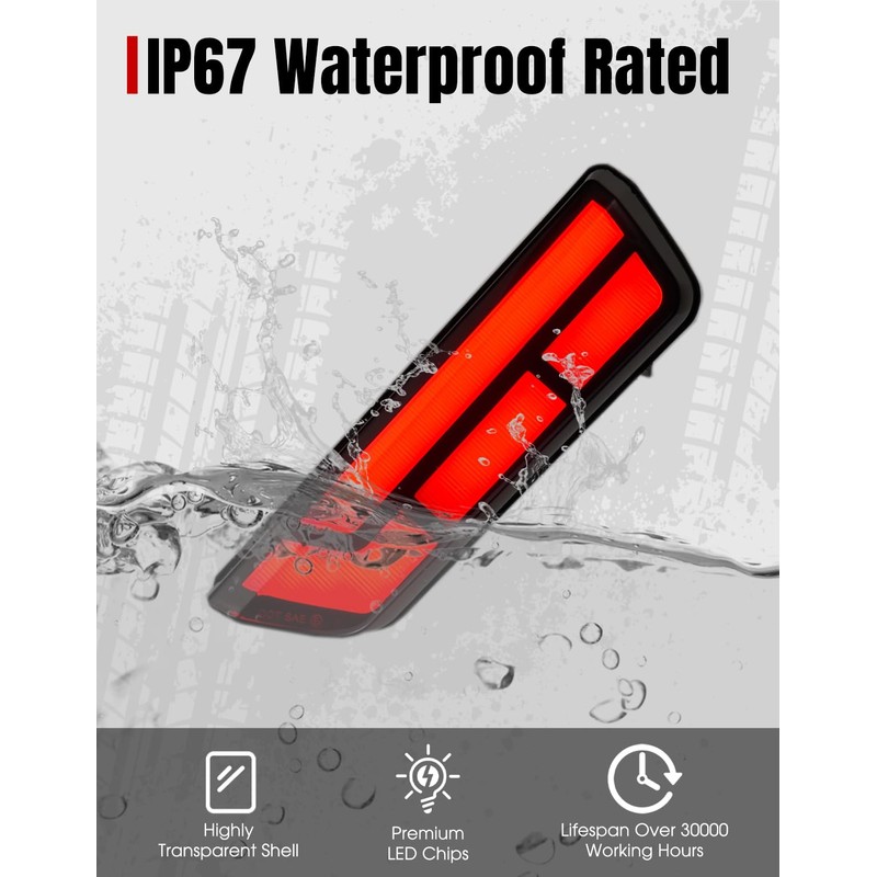 A & UTV PRO LED Tail Lights for Honda Talon