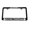 Nightmare Before Christmas License Plate Frame Holder Jack Skellington