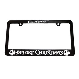 Nightmare Before Christmas License Plate Frame Holder Jack Skellington