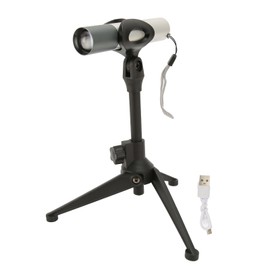 Infrared Red Ray Device with Stand Single Light Source Infrared Red Lighting Retractable Handheld Treated Device for Body Silver