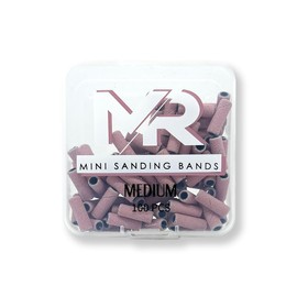 Generic MR Mini Pink Sanding Bands for Nails Drill Pro Bits File Manicure - 100 pcs each - Medium