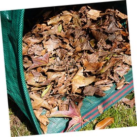 Parliky 1pc Outdoor Collapsible Leaf Bag Reusable Garden Waste Container for Collection Heavy Duty Waste Holder for Camping and Landscaping Cleanup