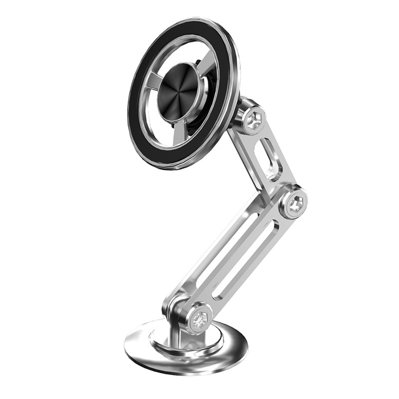 Magnetic Phone Holder for Car with Flexible Base Retractable Phone