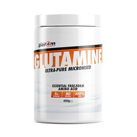 Per4m Ultra-Pure Micronised Glutamine | 5g L-Glutamine Essential Free Form Amino Acid | Supports Muscle Repair, Gut Health & Immunity | 80 Servings | 400g