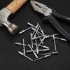 120 Pcs Pop Rivets Assortment, Assorted Flange Aluminium Blinds Rivets