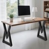 Y-CFHFC 28 Inch Metal Desk Table Legs, Heavy Duty Industrial