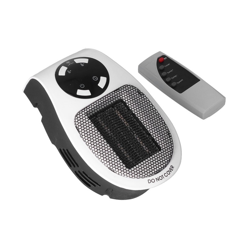 500W Mini Speed Electric Heater Portable Electric Heater with Remote
