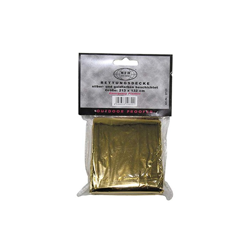 COUVERTURE SURVIE MAX FUCHS ACCESSOIRE MILITAIRE ARMEE OUTDOOR SECURITE SURVIE