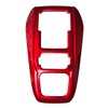 ruihe RED Car Gear Shift Knob Console Panel Trims Cover