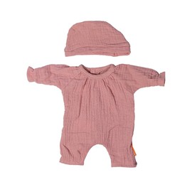 Miniland - Clothes for 32 cm Doll, Clothing Accessory for Dolls, Pajamas with Hat (Pink)