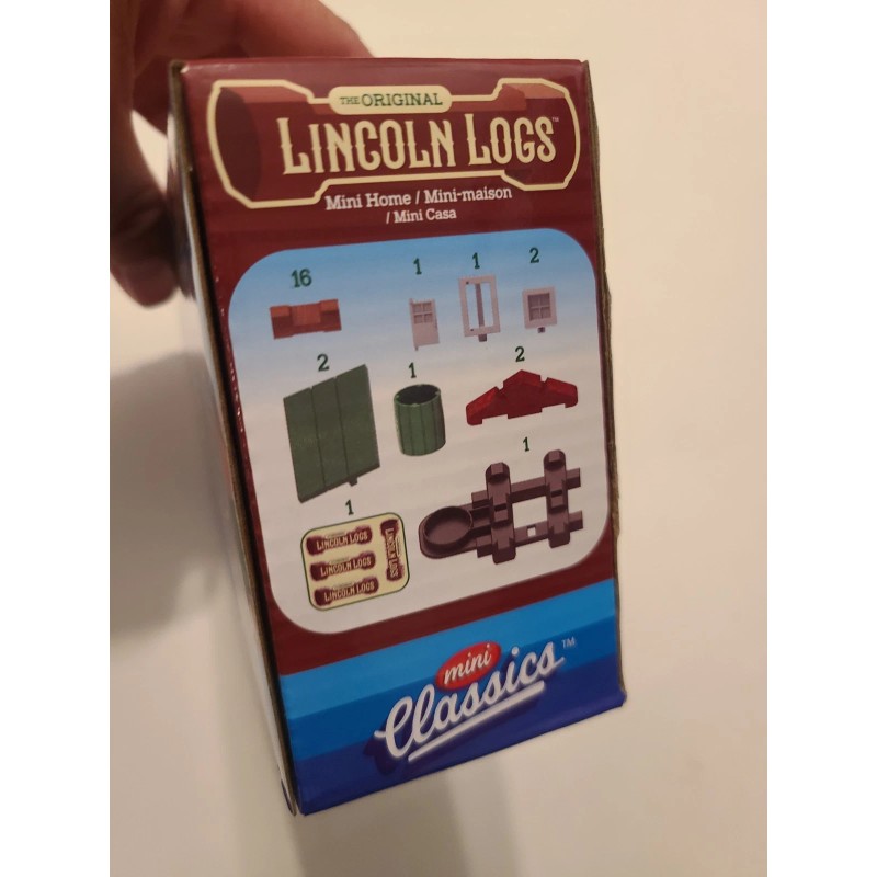Lincoln Logs Original Lincoln Logs Mini Home 27 PC Building