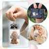 HOFURME 24 Pcs Photo Keychain 2 x 3 Inch Transparent