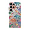 Blingy's for S25 Case, Fun Dinosaur with Flowers Design Cute