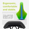 VELMIA Bicycle Saddle 100% Waterproof, Seamless & Ergonomic Design -