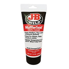 J-B Weld MufflerSeal Muffler Cement Plastic Tube 12 oz., Model Number: 37912