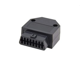 E-Car Connection OBD2 16 Pin Female Connector With Tail Box