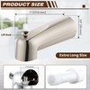 Dreyoo 7 Inch Tub Spout (Universal Fits 1/2" Copper Pipe,