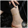 Women's Anklet, Gold, Fine, Snake Chain, Stainless Steel, Hypoallergenic, Friends,