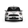 The Pixel Hut White with Red Hood Stripes for Mini