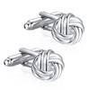 Knotted Cuffs, Wedding Ceremony, Stelleness, Twist Type, Cufflinks, Business, Formal,
