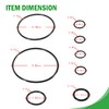328.12002 Floor Jack Seal Replacement Kit for Sears Craftsman 328.12002,