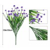 ARTIMATIC Plantas Artificiales Moradas 10 Piezas Extendibles 30-38 Cm